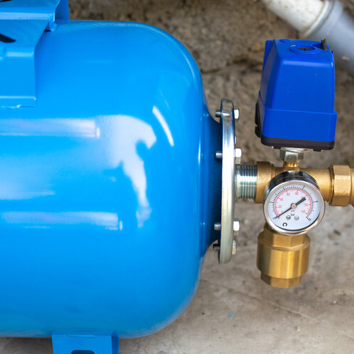 installation of a water supply station to a residential building